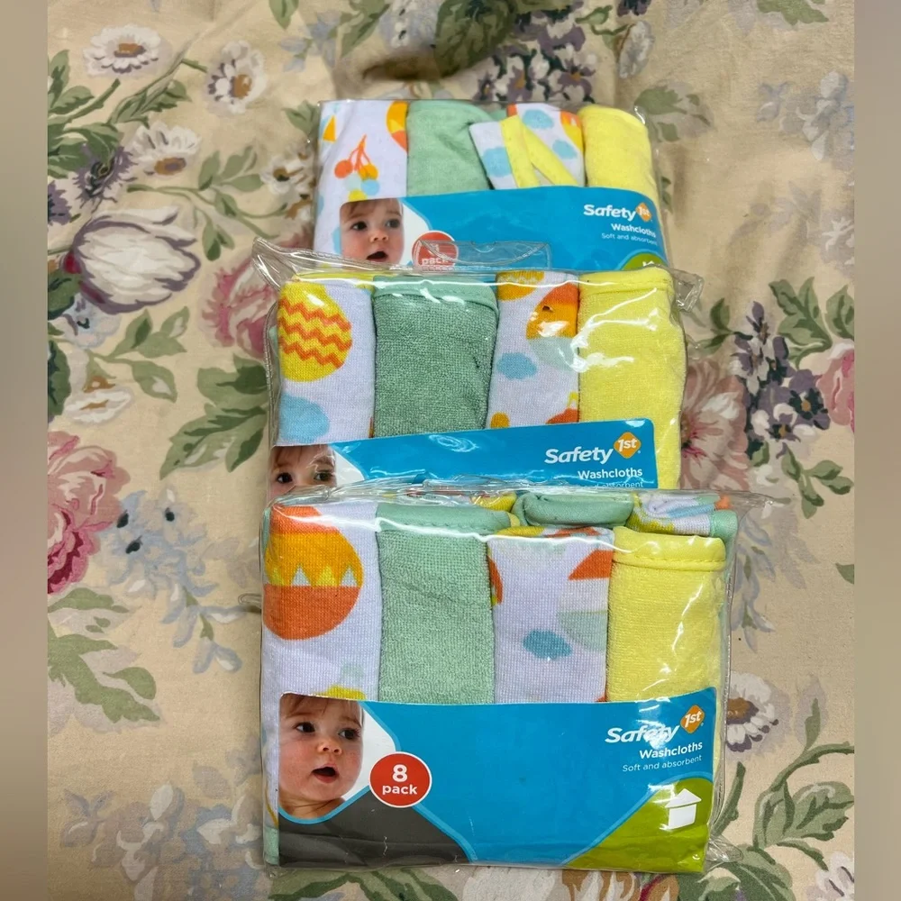 Safety baby washcloths 24 count